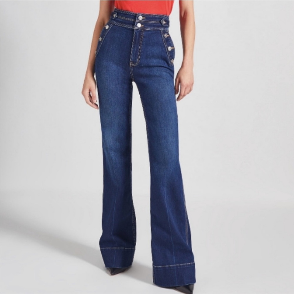 $278 CURRENT ELLIOTT MARITIME HIGH WAIST JEANS NWT Sz 27
